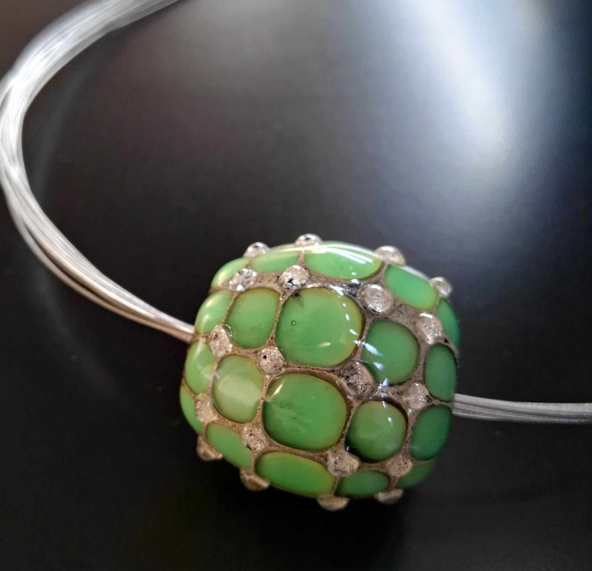 Murano glass bead perla in vetro di Murano