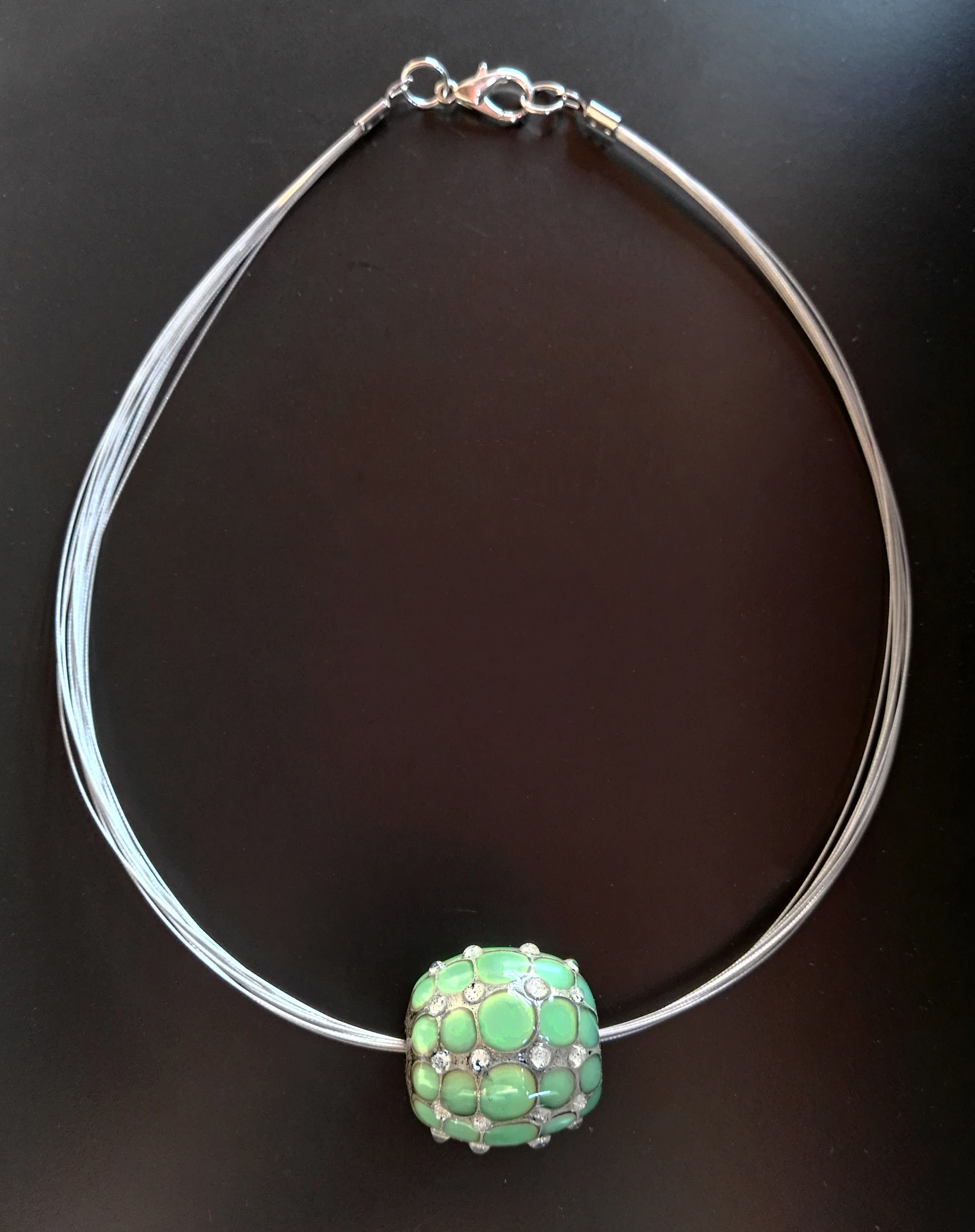 Murano glass bead perla in vetro di Murano