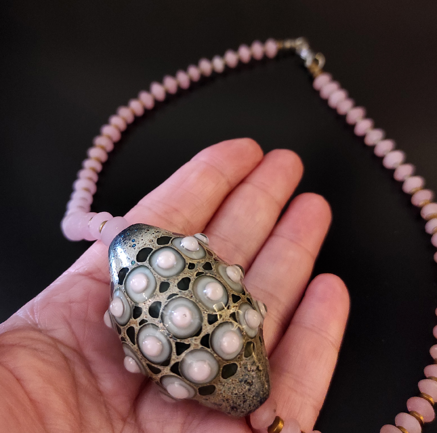 Pink Fenice necklace