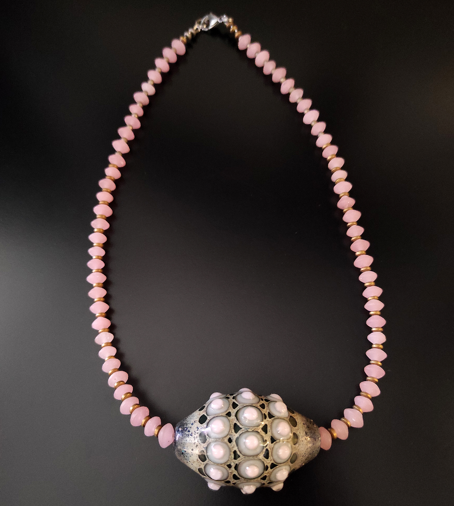 Pink Fenice necklace