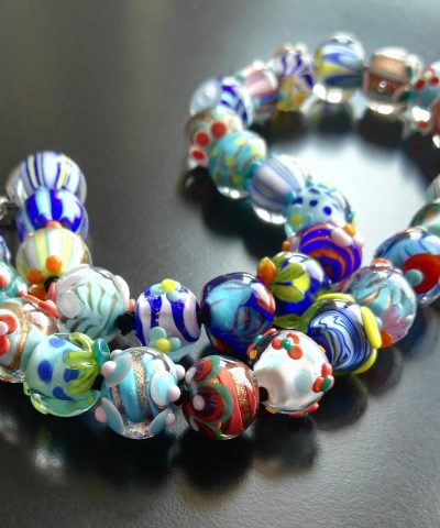 Blue Fantasia necklace by Alessia Fuga