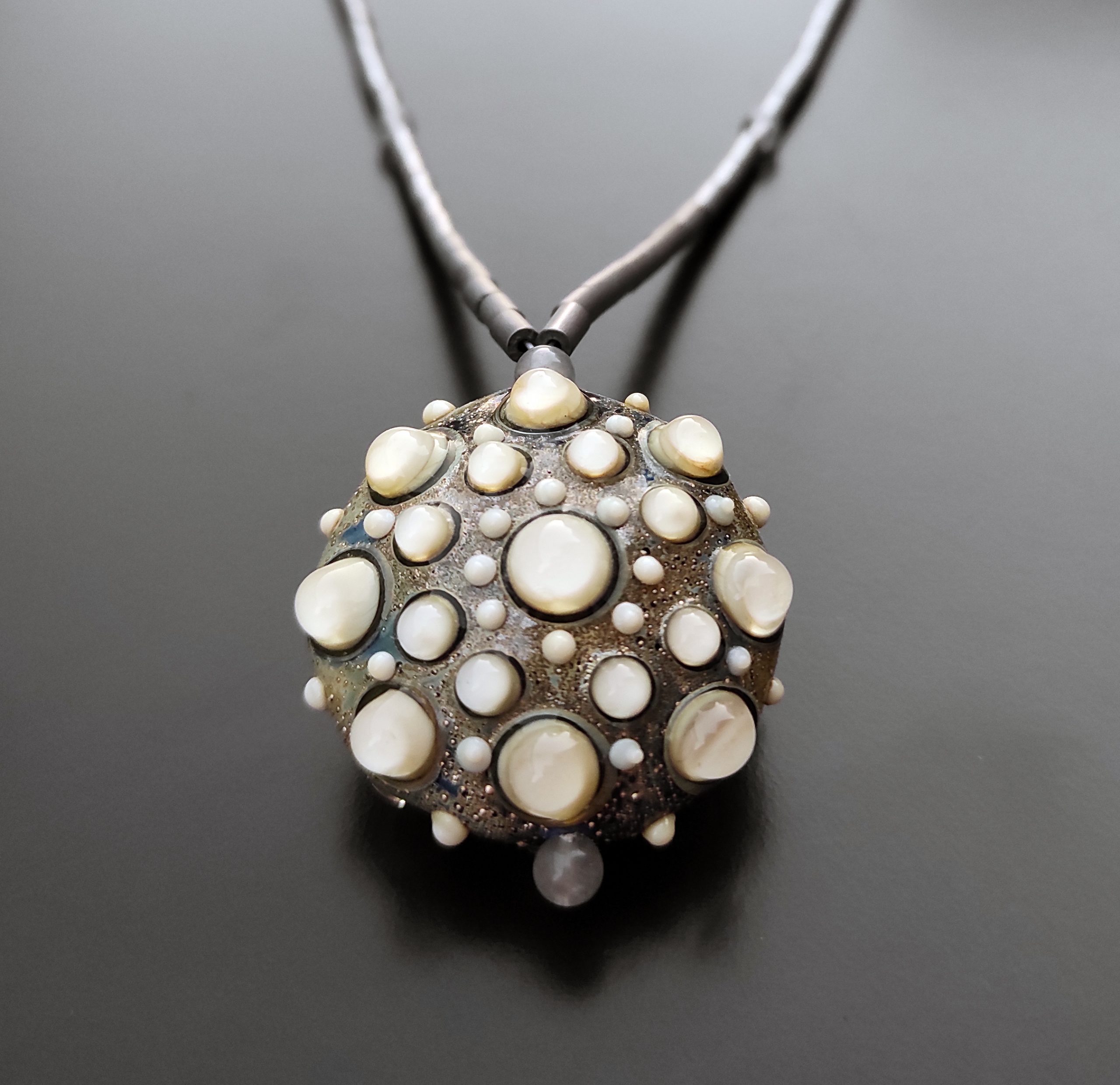 Collana ematite e vetro di Murano3